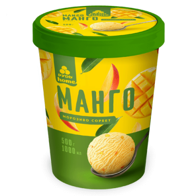Мороженое в ведре «Манго» 500гр