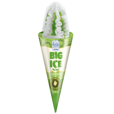 Рожок «BIG ICE» со вкусом киви 140г