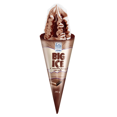 Рожок «BIG ICE» с шоколадным вкусом 140г