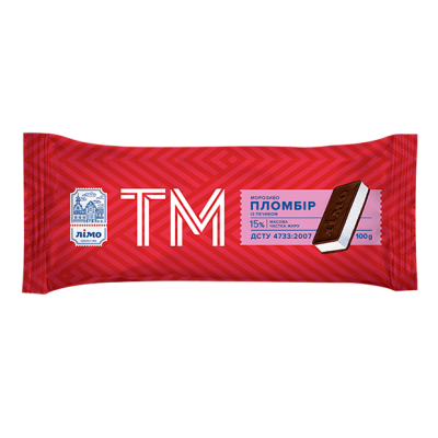 Мороженое брикет «ТМ» на печенье 100г
