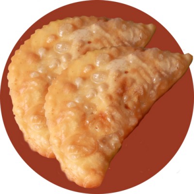 Чебуреки с мясям жаренные